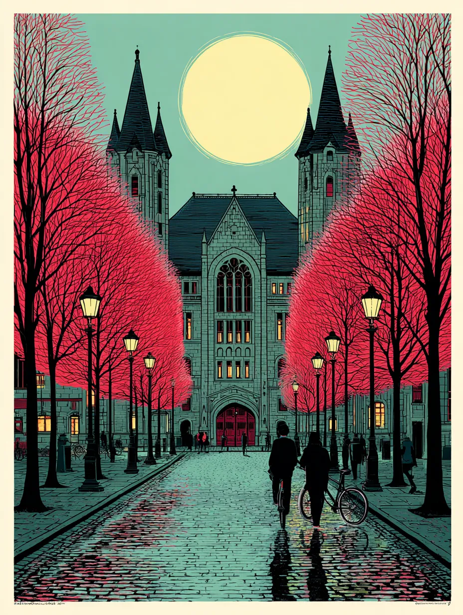 A Serene Evening Stroll-1