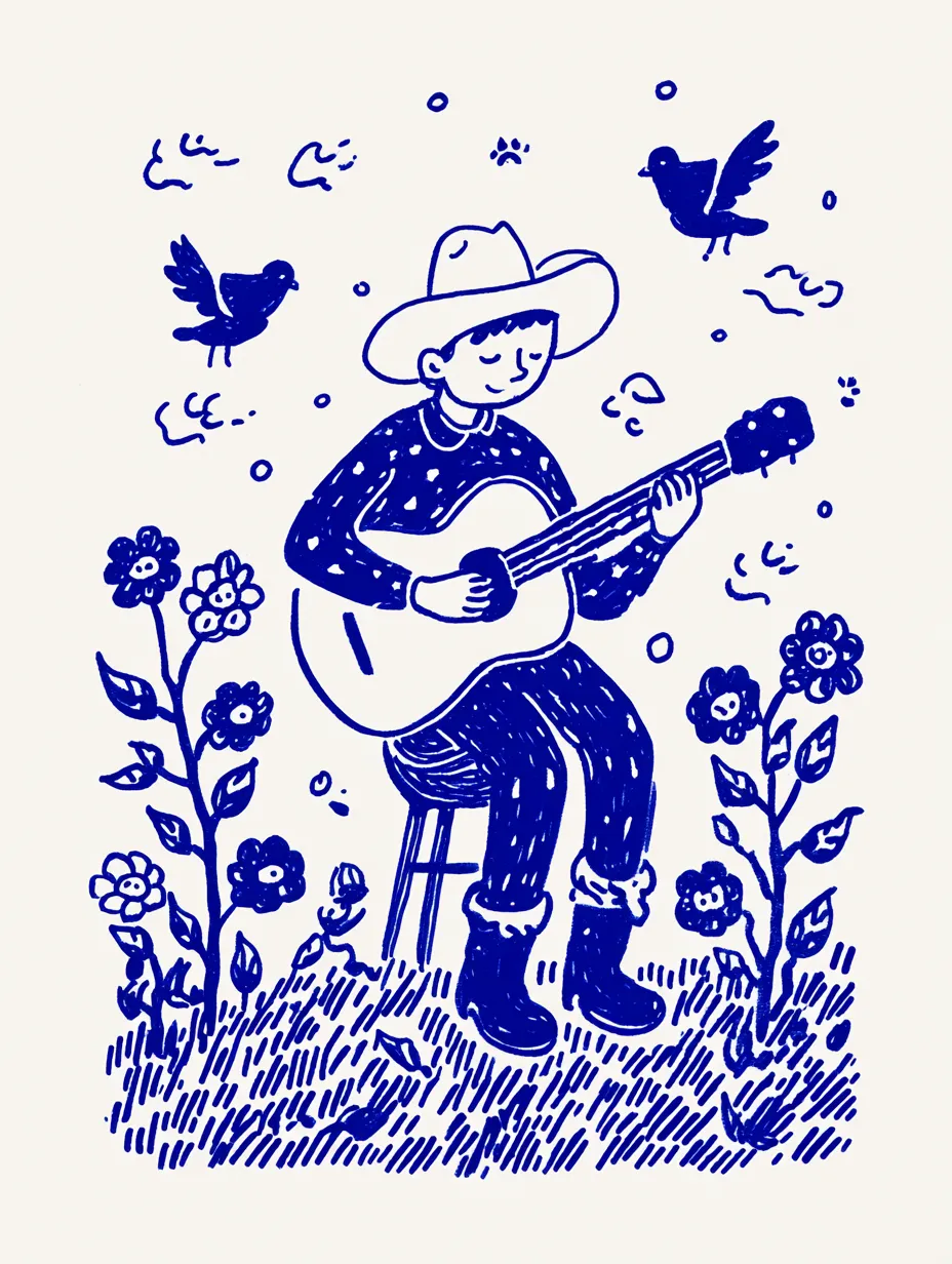 Blue-Country-Cowboy-Birds