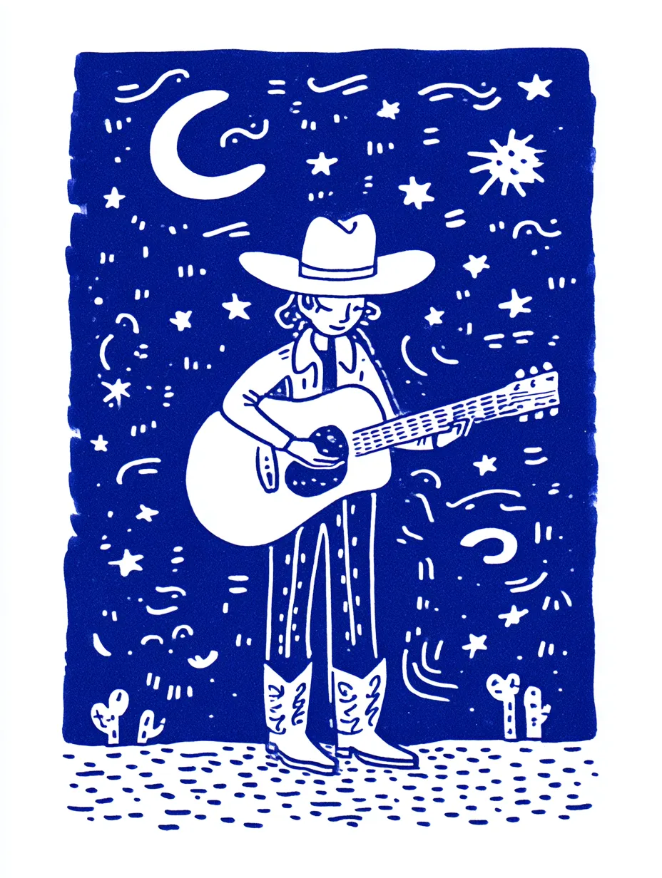 Country-Night-Sky-Cowboy-Guitar