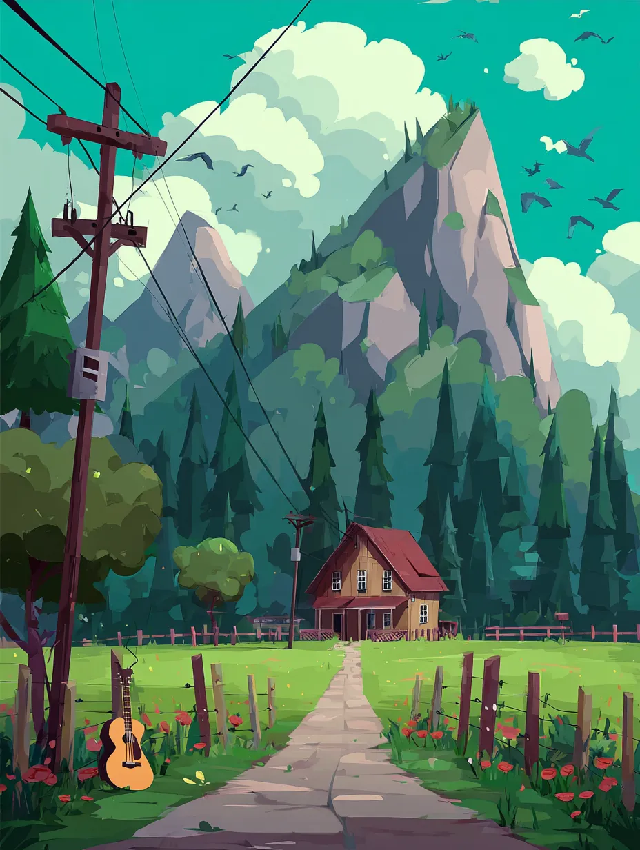 Mountain-Homestead-Country-Path-Guitar
