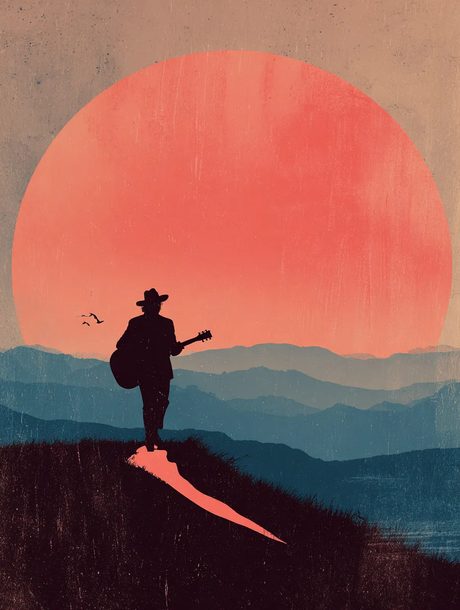 Mountain-Sunset-Guitar-Silhouette